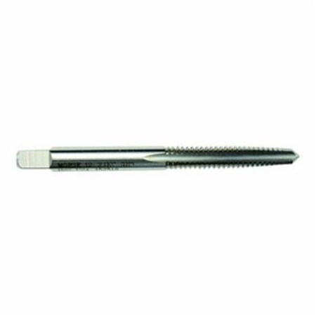 Straight Flute Hand Tap, Series 110, Imperial, GroundUNC, 71614, Tapered Chamfer, 4 Flutes, HSS,